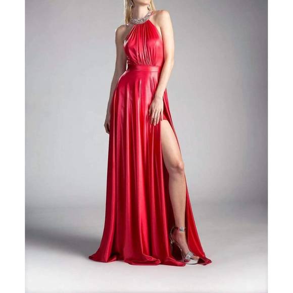 Cinderella Divine BD7026: Captivating Halter Gown for Unforgettable Occasions